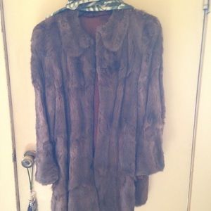 Vintage squirrel coat.